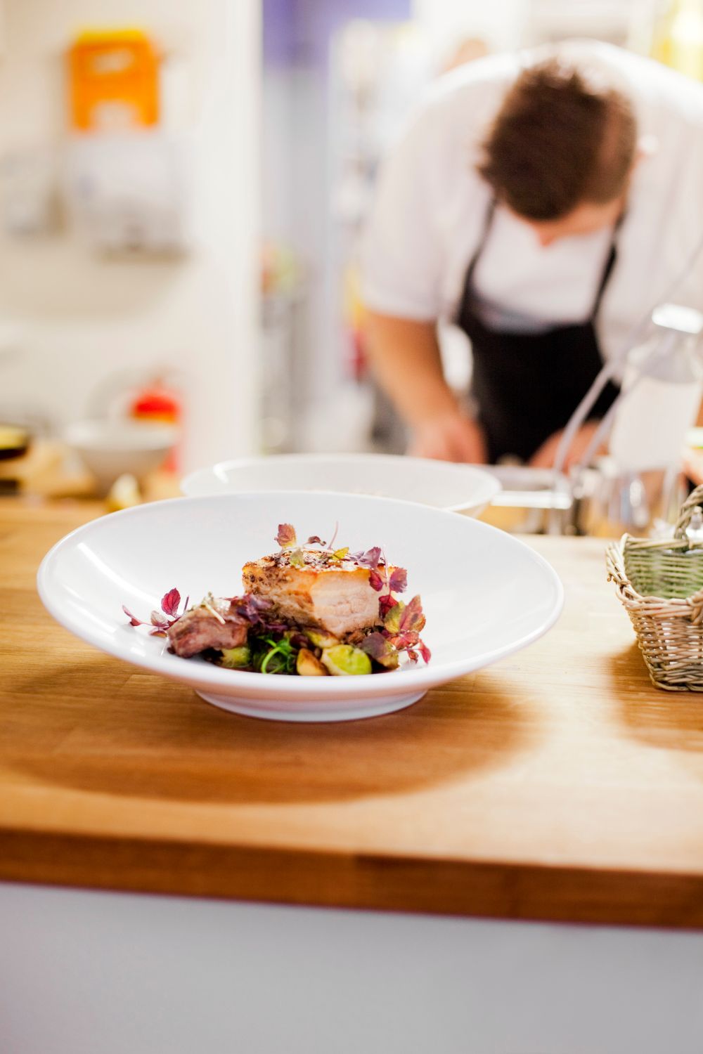 Photographie culinaire professionnelle d’un plat raffiné dans un restaurant à Pincourt